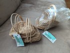 Lot Of 12 Vintage Small Woven Wicker Gathering Baskets With Handle Crafting 4 5 