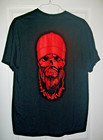 Luke Combs Local Crew Tour T-shirt Concert Red Bearded Skull Mens Xl
