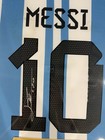 Lionel Messi Leo Signed Framed Authentic Adidas Argentina Jersey W  Icons Coa