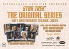 Star Trek The Original Series 40th Anniversary 2006 Rittenhouse Promo Card P1