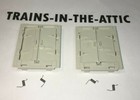 Lionel Milk Car Door  2ea  And Springs 3472-46 Eggshell  3472 3482 6472 6482 New