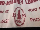 Vintage Boland Maloney Lumber Co Lousiville Ky Word Nail Apron Very Nice Cond