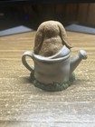 Home Interiors Bunny Buddies Rabbit In Watering Can Figurine 1999 Home Interiors