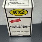 Waffle House 102 Instant Hashbrown Potatoes Carton Vintage Restaurant Box Sealed