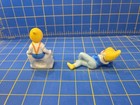 Oc6 Lot Of 2 Elf Gnome Pixie Occupied Japan Figurine Vintage 