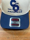 Cap  C o For Progress Khaki navy Blue Hat Chesapeake   Ohio Strap Otto New 