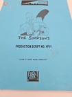 2002 The Simpsons Tv Show Production Scrip  4f01 Lisa s Date With Density Nice 