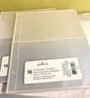  2  Hallmark Ar1001 Recipe Book Clear Two Pocket Refill Pages 2 X 16   32 Pgs