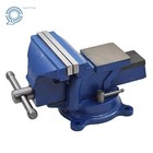 6  Mechanic Bench Vise Table Top Clamp Press Locking Swivel Base Heavy Duty
