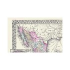 Historic Map - Mexico Central America West Indies - Mitchell 1860 - Wallart