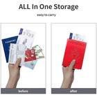 Passport Holder Cover Wallet Case Rfid Blocking Leather Card Slot Travel Accesso