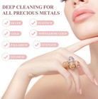 Jewelry Polishing Cloth 4 Pack Silver Gold Coin Watch Cleaner Anti Tarnish 3 2 