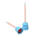50 Pcs Blue orange Temporary Crown   Bridge Dental Mixing Tips 10 1 4 1 Ratio