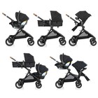  coal Black travel System -evenflo-pivot Xpand Nxt  14825