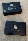 2013-w Silver Eagle 2-coin Set Enhanced Uncirculated Reverse Proof Coa Box