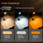 Rechargeable 16 Led Book Light - 3 Color Temps  Dimmable  80 Hrs Runtime