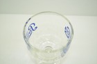 Vtg Pepsi Glass Drinking Goblet With Blue Logo   Dimples Stemmed Please Follow U