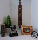 Vintage English Horse Brass Martingale 4 Medallions Numbered 1121 Leather Strap