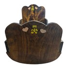 Vintage Wooden Cradle Bassinet Crib Rocking 11x19