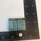 Vintage Miniature Master Lock No  9 -one Key Two Padlocks Locksmith Locksport