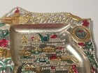 Vintage Georgia Souvenir Silvertone Metal Ash Tray Trinket Dish Mi Japan  50 