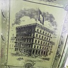 Antique Large Tin Container Green Great American Tea Company New York