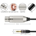Xlr To 3 5mm Microphone Cable Pvc Shelled Xlr Female To 3 5mm 1 8 Inch Trs Male