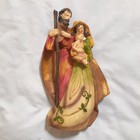 Joseph Mary Jesus Nativity Figurine Resin 10  X 6 5  Unbranded