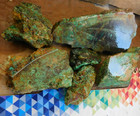 Turquoise Rough 1 2 Lb High Grade Natural Hard Blue Silver  2   Tonopah Nv Lot D