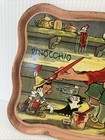 Vintage 1939 Disney Productions Pinocchio   Geppetto Tin Lithograph Tray  s-13 