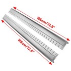 Extended Cab Lower Slip-on Rocker Panels Compatible With 1999-2007 Chevy Silv   
