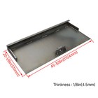 For Mustang Skid Steer Loader Quick Tach Attachment   Single Pin Mount Plate