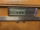 Vintage American Tourister Escort Train Case Luggage Makeup Brown 13  Turn Lock