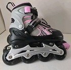 Gonex Pink Girls Adjustable Inline Skates Roller Blades Size 11-1