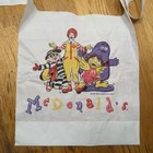 Vintage Mcdonald s 2001 Plastic Bib Ronald  Grimace  Hamburglar  Birdie Lot Of 3