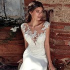 Elegant Modest Mermaid Wedding Dress Women Plus Size Bridal Gown Lady Style
