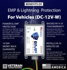 Emp Shield Dc-12v-w Lightning Protection For Vehicles 12v