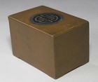 A Very Rare Fine Korean Silver Inlaid-   - Copper Rectangular Box-19th C  
