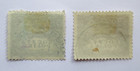 Poland 2 Stamps Scott 106 128 Wheat And Castle 1k Green 2m Brown 1919 Used