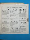 Vintage    1935 Stanley Tool Guide Paperback Booklet 32 Pages