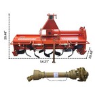 3 7  Ft 53  Rotary Tiller  Attachments 3 Point Cat I Hitch Tractor Pto Driven
