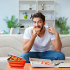 Ultimate Pizza Pack Storage Container Reusable Foldable Portable Microwavable 