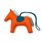 Hermes Rodeo Pm Charm Orange Anemone Milo Horse Bag Accessory Leather