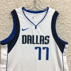 Nike Dallas Mavericks Jersey Extra Large Adult White Nba  77 Luka Doncic Mens Xl