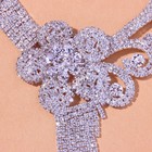 4pc set Necklace Earring Rhinestone Jewelry Wedding Women Bridal Crystal Fashion