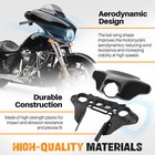 Front Batwing Inner Outer Fairing For Harley Touring Electra Street Glide 96-13