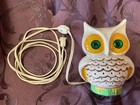 Vintage Mcm Ceramic Owl Bird Table Lamp Night Light Retro Modern Era