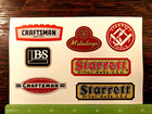 Measurement Masters Minis Sticker Set 7 Stickers Starrett Mitutoyo Craftsman Bs