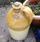 Antique Stoneware Flagon By Thos Smith   Co  Canal Potteries  Old Kent Rd london