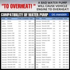 New Water Pump For Chevy Silverado Tahoe Suburban Gmc Sierra 1500 4 8l 5 3l 6 0l